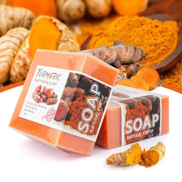 "Savon nettoyant au curcuma anti-boutons Palo Cosmétique"