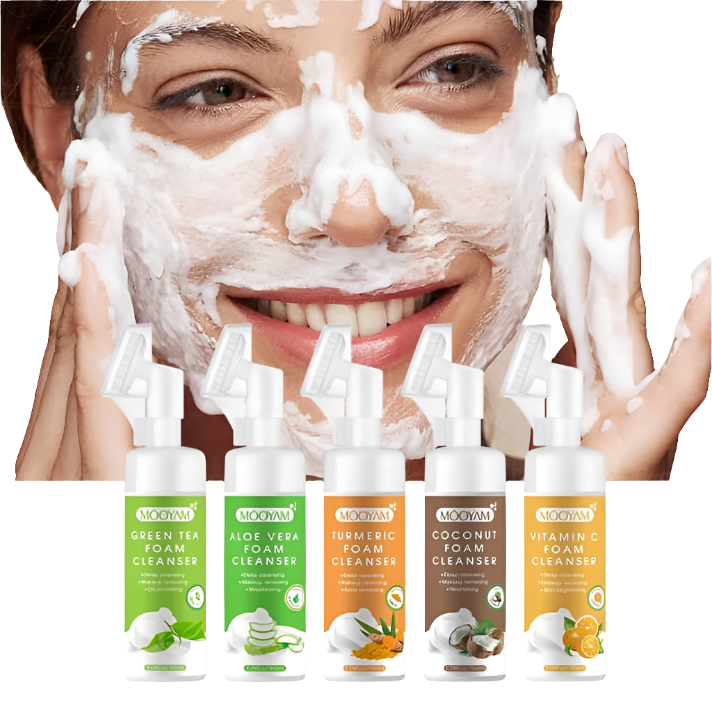  "Texture mousse nettoyante anti-acné"
