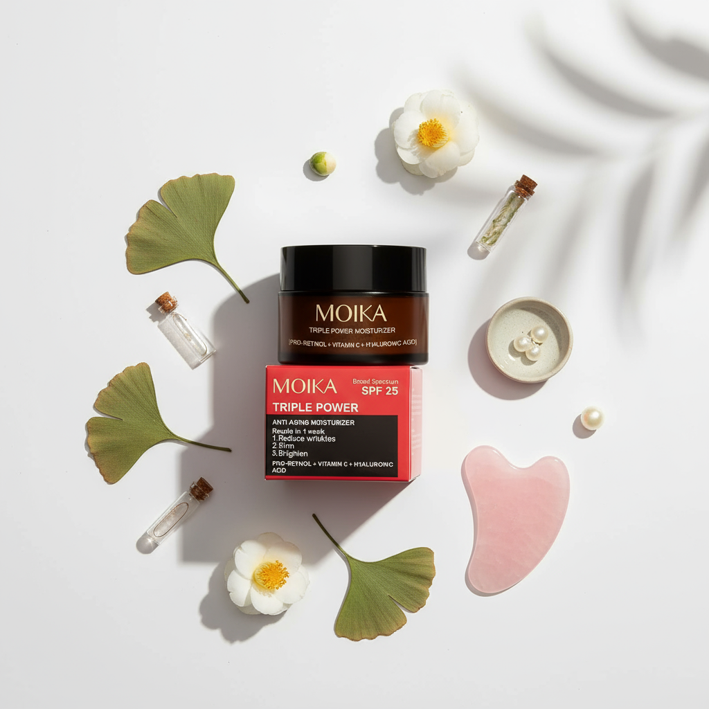 Image professionnelle MOIKA - Style flat lay