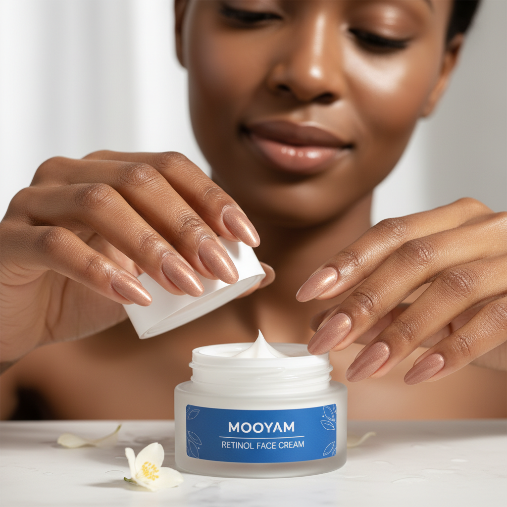 MOOYAM Retinol - Mains et texture