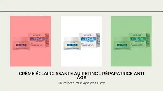 Cr&egrave;me &Eacute;claircissante au Retinol r&eacute;paratrice anti &acirc;ge by@Outfy