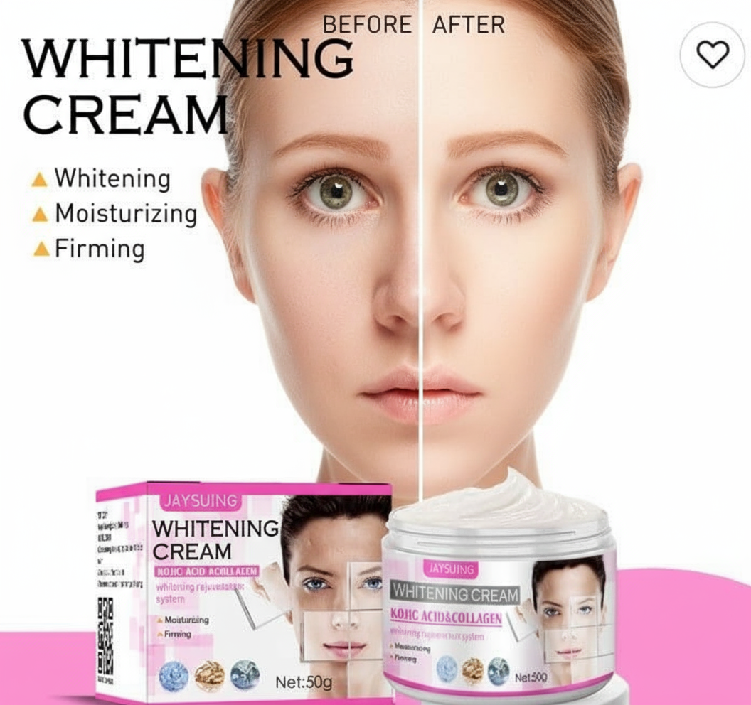 Publicité crème blanchissante