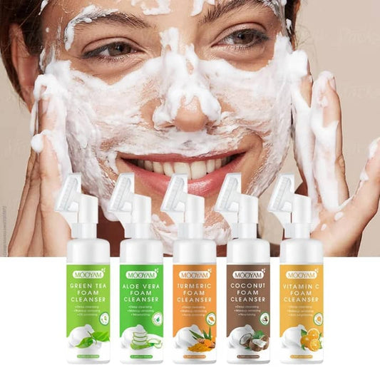 "Résultats mousse nettoyante anti-âge"
