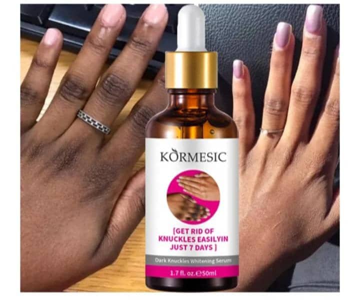 "Application serum contre les taches"