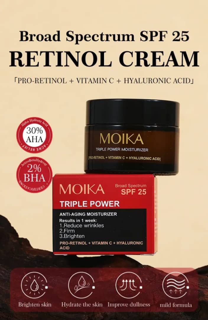 Texture et application crème anti-âge rétinol