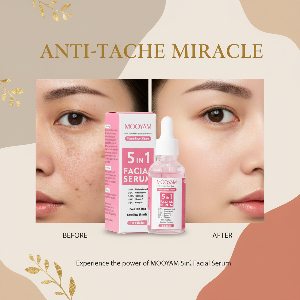 Sérum MOOYAM - Avant/Après Anti-Taches